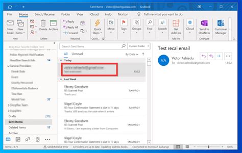How to Recall an Email in Microsoft Outlook .